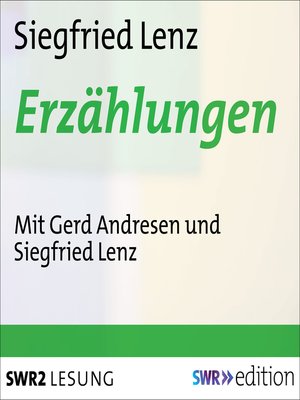 cover image of Siegfried Lenz--Erzählungen